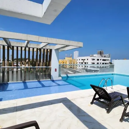 Hermoso Apartamento Piso 17 En Con Cercania Al Mar Y Centro Historico * Cartagena