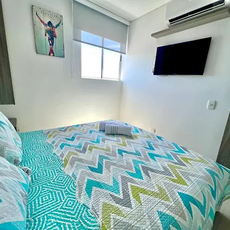 Hermoso Apartamento Piso 17 En Con Cercania Al Mar Y Centro Historico Cartagena